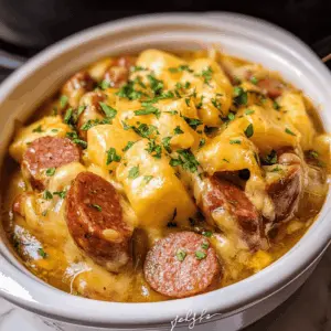 Warm up your mealtime with this delicious Crockpot Cheesy Kielbasa Meal! This easy-to-follow recipe combines savory kielbasa, creamy cheese, and hearty vegetables for a comforting dish. Perfect for busy weeknights, simply toss the ingredients in your slow cooker and let them meld together. Save this recipe for an effortless weeknight dinner that your family will love!