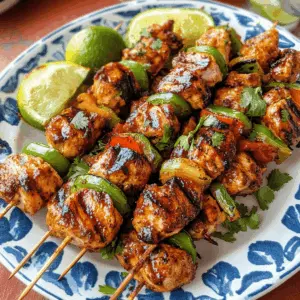 Get ready for a flavor-packed treat with these Mexican Barbecue Chicken Skewers! Tender chicken is marinated in zesty spices and grilled to perfection, bringing the taste of summer to your table. Perfect for family gatherings, outdoor parties, or a fun weeknight dinner. Save this delicious recipe and impress your friends with your grilling skills!