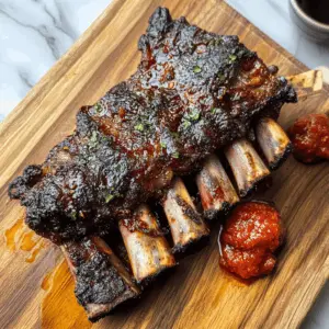 These smoked beef back ribs are a true delight for meat lovers! Juicy, tender, and packed with flavor, they are perfect for your next barbecue or family gathering. Seasoned with a savory rub and cooked to perfection, these ribs will be the star of your meal. Save this recipe for a delicious dinner that everyone will love! Perfect for summer cookouts or cozy indoor feasts.
